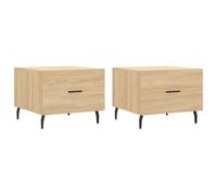 (sonoma oak) vidaXL Coffee Table Side Table Sofa Table Telephone Table Engineered Wood