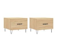 (sonoma oak) vidaXL Coffee Table Side Table Sofa Table Telephone Table Engineered Wood