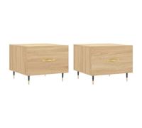 (sonoma oak) vidaXL Coffee Table Side Table Sofa Table Telephone Table Engineered Wood