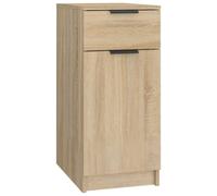(sonoma oak) vidaXL Desk Cabinet Desk Cupboard Home Office Storage Cabinet Engineered Wood