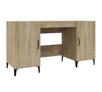 (Sonoma oak) vidaXL Desk Engineered Wood Office Computer Study Writing Desk Multi Colours