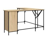 vidaXL Desk Sonoma Oak 141x141x75 cm Engineered Wood