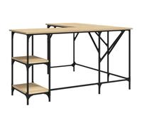 (sonoma oak) vidaXL Desk Office Desk Computer Table Study Writing Table Engineered Wood
