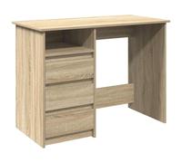 vidaXL Desk Sonoma Oak 102x50x75 cm Engineered Wood