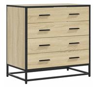 Drawer Cabinet Storage Cupboard Sideboard with 4 L Drawers Unit