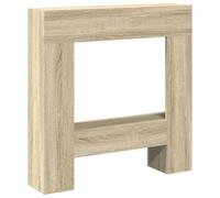 (sonoma oak) vidaXL Fireplace Surround Fire Surround Fire Place Old Wood Engineered Wood