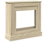 (sonoma oak) vidaXL Fireplace Surround Fire Surround Only Fireplace Frame Engineered Wood