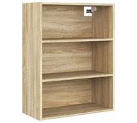 Vidaxl Hanging Wall Cabinet Sonoma Oak 69.5X32.5X90 Cm, Brown