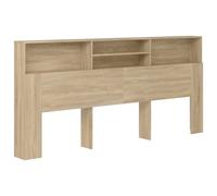 (sonoma oak) vidaXL Headboard Cabinet Bedroom Home Indoor Bookcase Backboard Multi Colours