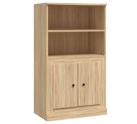 (sonoma oak) vidaXL Highboard High Sideboard Side Cabinet Storgae Cupboard Engineered Wood