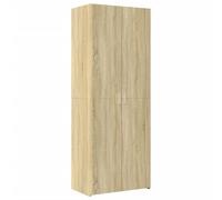 (sonoma oak) vidaXL Highboard Sideboard Cabinet Storage Cupboard Black Engineered Wood