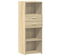 vidaXL Highboard Sonoma Oak 45x42.5x124 cm Engineered Wood