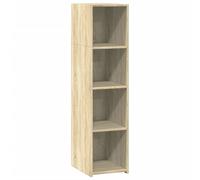 Highboard Sonoma Oak 30x41x124 cm Engineered Wood Storage Cabinet Modern Slim UK