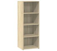 (sonoma oak) vidaXL Highboard Sideboard Cabinet Storage Cupboard White Engineered Wood