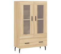 vidaXL Highboard Sonoma Oak 69.5x31x115 cm Engineered Wood