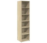 (sonoma oak) vidaXL Highboard Sideboard Side Cabinet Storage Cupboard Black Engineered Wood