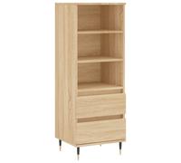 (sonoma oak) vidaXL Highboard Sideboard Tall Storage Cabinet Side Cabinet Engineered Wood