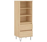 (sonoma oak) vidaXL Highboard Sideboard Tall Storage Cabinet Side Cabinet Engineered Wood