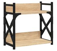vidaXL Printer Stand 2-Tier Sonoma Oak 40x20x40 cm Engineered Wood