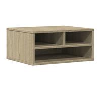 vidaXL Printer Stand Engineered Wood | Sonoma Oak 49x40x22.5 cm | Multifunctional Storage Organizer for Home Office