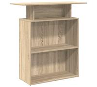 vidaXL Reception Desk Sonoma Oak 100x40x104 cm Engineered Wood