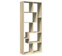 Room Divider Bookcase Storage Shelf Book Rack Bookshelf Engineered Wood vidaXL