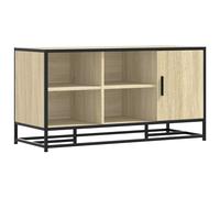 (sonoma oak) vidaXL Shoe Bench Brown Oak 100x40x53.5 cm Engineered Wood and Metal bench