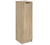 vidaXL Shoe Cabinet Sonoma Oak 30x35x100 cm Engineered Wood UK HOT