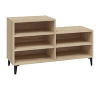 (Sonoma oak) vidaXL Shoe Cabinet Engineered Wood Home Shoe Cupboard Organiser Multi Colours