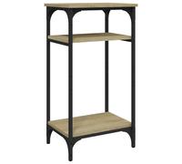 (sonoma oak) vidaXL Side Table Engineered Wood Desk Multi Colours 35x30x60 cm/40x30x75 cm