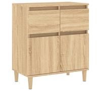 (sonoma oak) vidaXL Sideboard Cabinet Cupboard Highboard Home Organiser Engineered Wood
