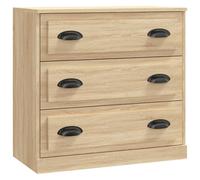 (sonoma oak) vidaXL Sideboard Cabinet Cupboard Highboard Home Organiser Engineered Wood