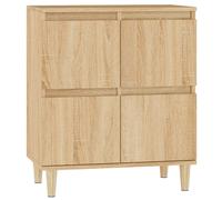 (sonoma oak) vidaXL Sideboard Cabinet Cupboard Side Cabinet Home Organiser Engineered Wood