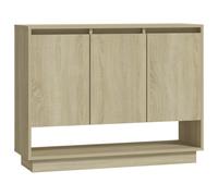 (sonoma oak) vidaXL Sideboard Chipboard Living Room Bedroom Storage Cabinet Multi Colours
