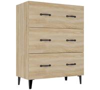 (sonoma oak) vidaXL Sideboard Engineered Wood Console Cabinet Home Organiser Multi Colours