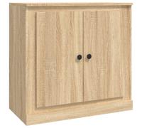 vidaXL Sideboard Sonoma Oak 70x35.5x67.5 cm Engineered Wood, Brown