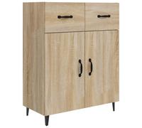 (sonoma oak) vidaXL Sideboard Engineered Wood Indoor Highboard Home Organiser Multi Colours