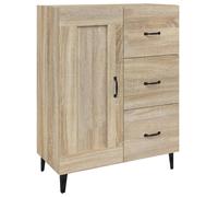 Vidaxl Sideboard Sonoma Oak 69.5X34X90 Cm Engineered Wood