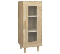 vidaXL Sideboard Sonoma Oak 34.5x34x90 cm Engineered Wood, Brown
