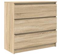 (sonoma oak) vidaXL Sideboard Grey Sonoma 80x35x76 cm Engineered Wood storage cabinet