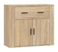 (Sonoma oak) vidaXL Sideboard Side Cabinet Storage Cupboard Home Organiser Engineered Wood