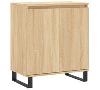 (sonoma oak) vidaXL Sideboard Storage Cabinet Side Cabinet Cupboard White Engineered Wood