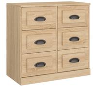 (sonoma oak) vidaXL Sideboard Storage Cabinet Storage Cupboard Highboard Engineered Wood