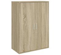 (sonoma oak) vidaXL Sideboard Storage Cupboard Side Cabinet Highboard Black Engineered Wood