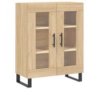 vidaXL Sideboard Sonoma Oak 69.5x34x90 cm Engineered Wood