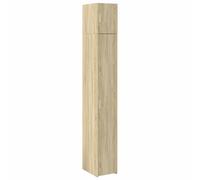 vidaXL Slim Storage Cabinet Sonoma Oak 30x42.5x225 cm Engineered Wood