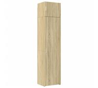 vidaXL Slim Storage Cabinet Sonoma Oak 50x42.5x225 cm Engineered Wood, Brown