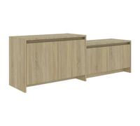 (sonoma oak) vidaXL TV Cabinet Chipboard Home Lowboard Hifi Cabinet TV Stand Multi Colours