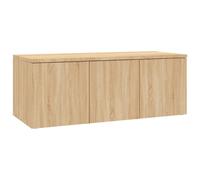 vidaXL TV Cabinet Sonoma Oak 80x34x30 cm Engineered Wood