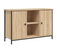 (sonoma oak) vidaXL TV Cabinet TV Console Sideboard Media Console Black Engineered Wood